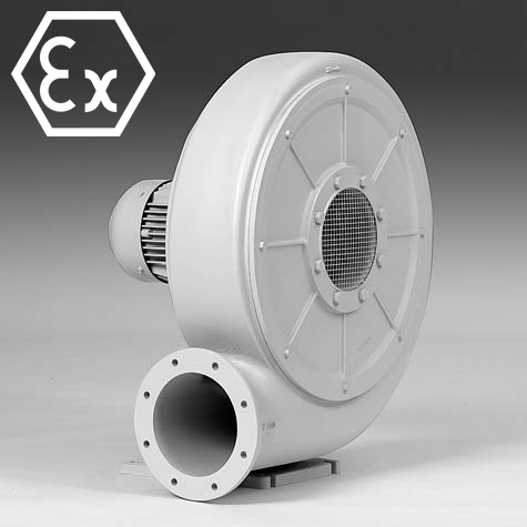 Центробежный взрывозащищенный вентилятор среднего давления RD 74 - ATEX Центробежный взрывозащищенный вентилятор среднего давления RD 74 - ATEX