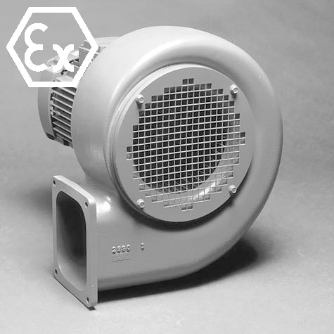 Центробежный взрывозащищенный вентилятор низкого давления D 064 - ATEX Центробежный взрывозащищенный вентилятор низкого давления D 064 - ATEX